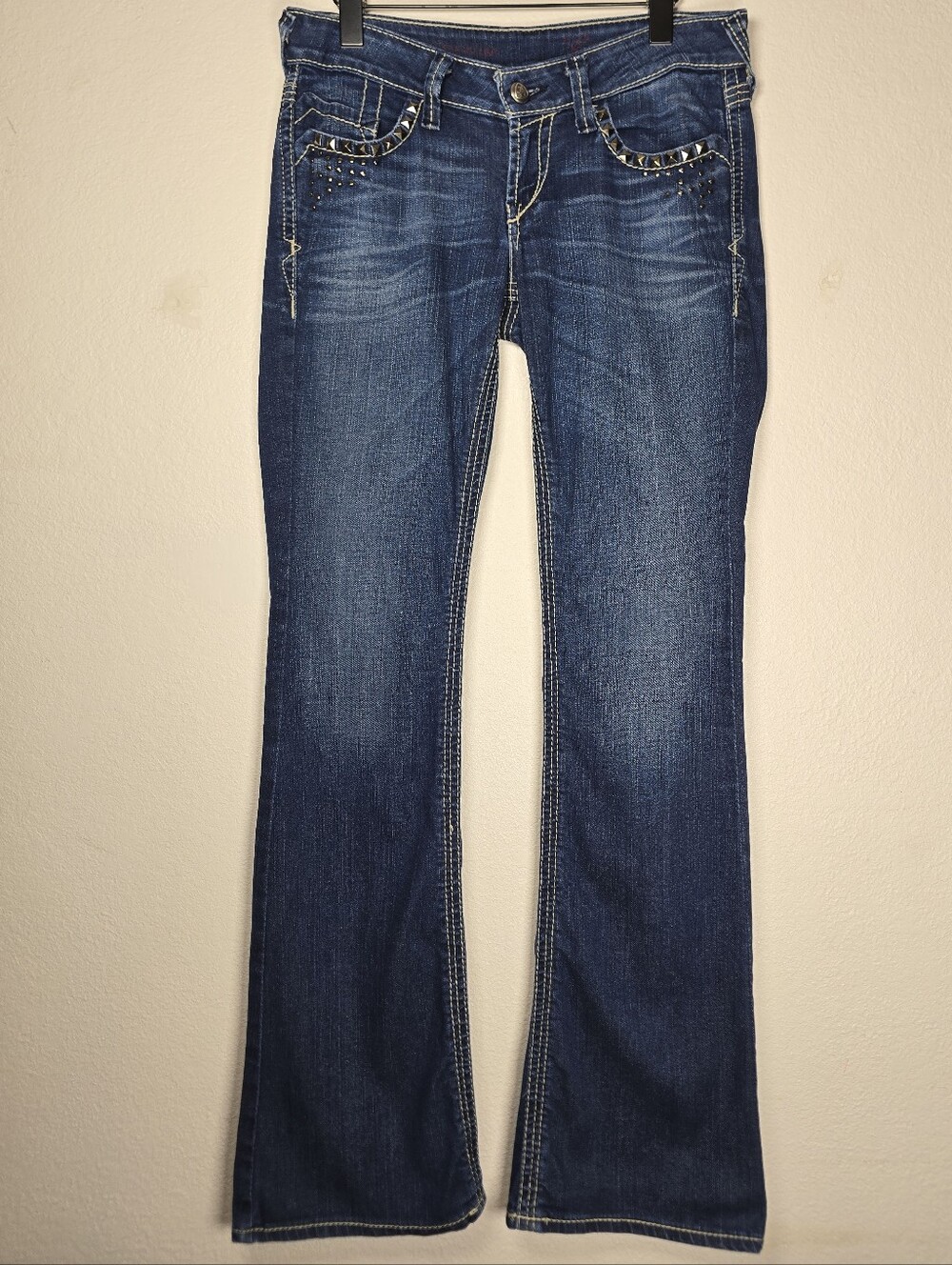 Ariat Ruby R.E.A.L. Studded Bootcut Jeans Size 27 R Contrast Stitch